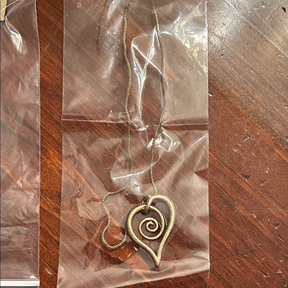 Elegant Silver Heart Necklace